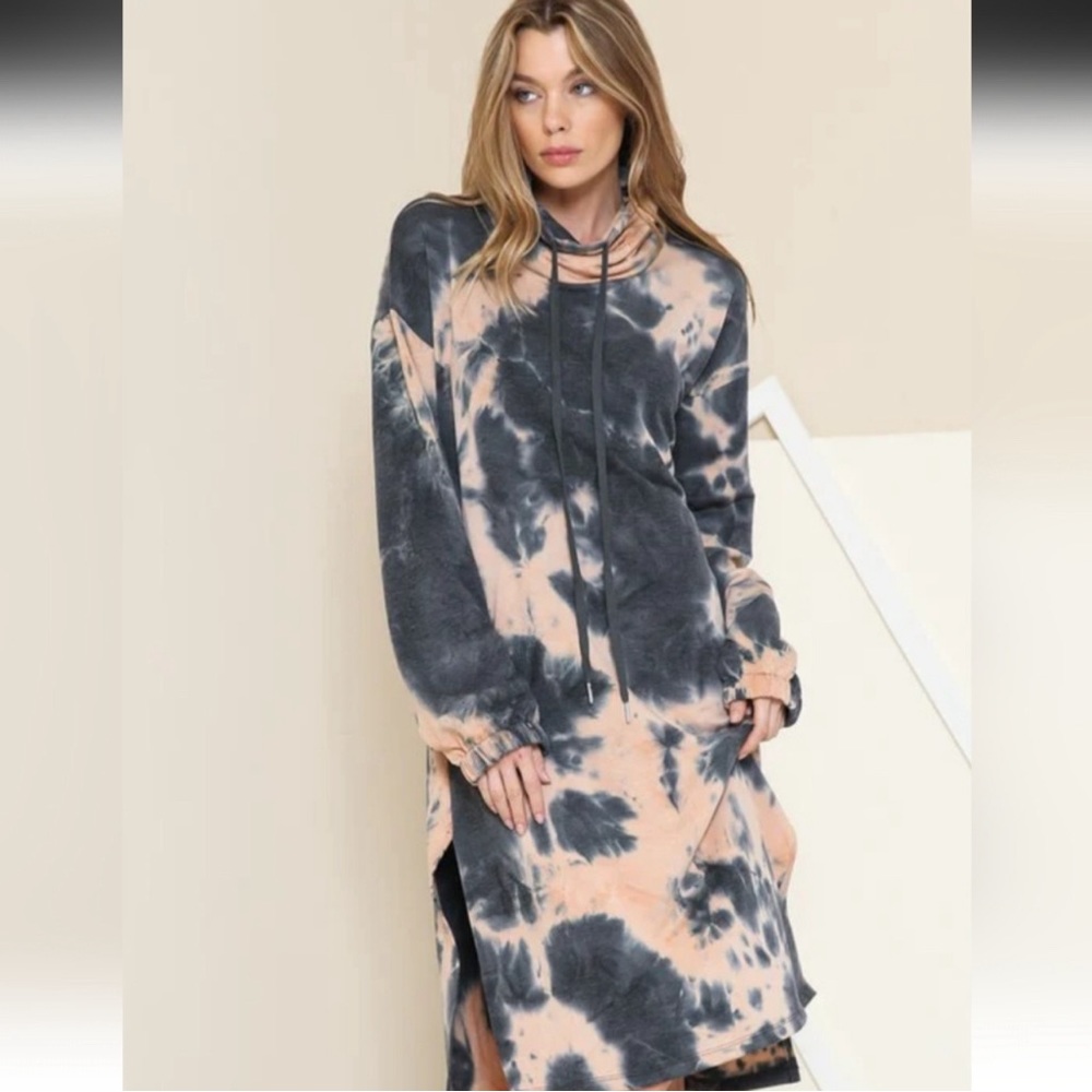 NWOT By Together Clothing: Mini dress or long tunic Size: Large pink/BlueGray
